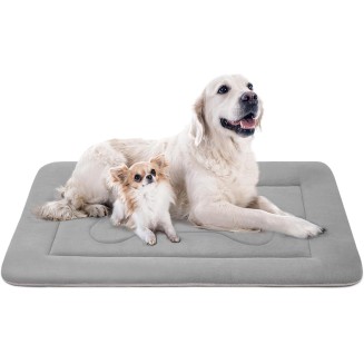 Extra Large Dog Bed Soft Dog Crate Pad Mat 48 in Non-Slip Bottom Washable Dog Sleeping Mattress Pet Beds Cat Beds Kennel Pads