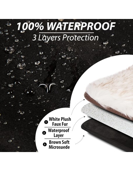 Waterproof Dog Blanket 50" x60'' - Pup Protector Waterproof Throw Blanket Cover for Couch, Bed, Mattress or Any Furniture