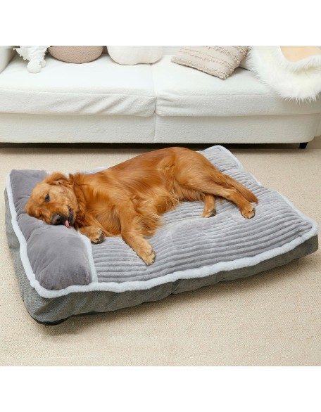 Dog Bed for Small Dogs, Dog Mattress with Pillow for Crate Kennel, Sofa Dog Bed, Super Soft pet Bed for Medium, Small Dogs Breeds,pet Bed Puppy Bed,beds & Furniture