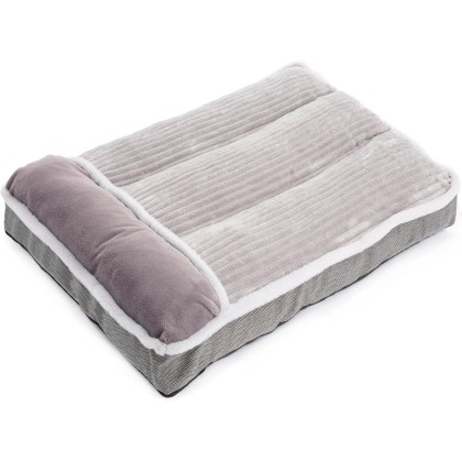 Dog Bed for Small Dogs, Dog Mattress with Pillow for Crate Kennel, Sofa Dog Bed, Super Soft pet Bed for Medium, Small Dogs Breeds,pet Bed Puppy Bed,beds & Furniture