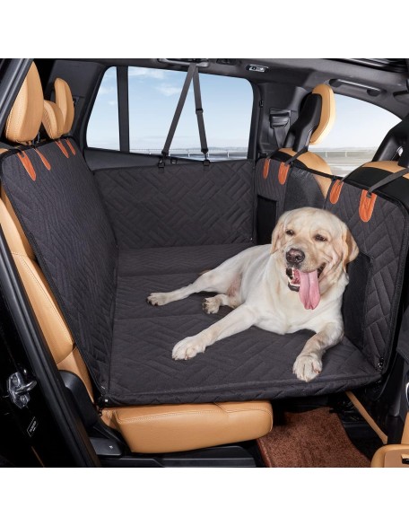 Back Seat Extender ,Dog Car Seat Cover, Camping Air Mattress, Hammock Travel Bed,Non Inflatable Car Bed Mattress for Car SUV Truck (Black)