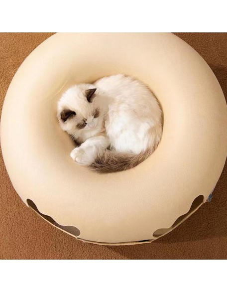 Cat Tunnel Bed,Cat Toys Cat Tube for Indoor Cats,Removable Washable Felt Cat Carve Bed with Zipper，Cat Cave Interactive Toys for Dog Bunny Cat Pet Supplies