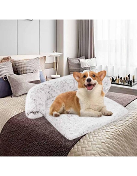 Dog Sofa Bed Mat Cover Soft Plush, Dog Mat Pet Sofa Mat Couch Cover for Dogs for Furniture Protector Dog Furniture Bed Sofa Cushion Washable Dogs Bed Mats Winter Warm Cat Litter Cat Mat (Color : Shav