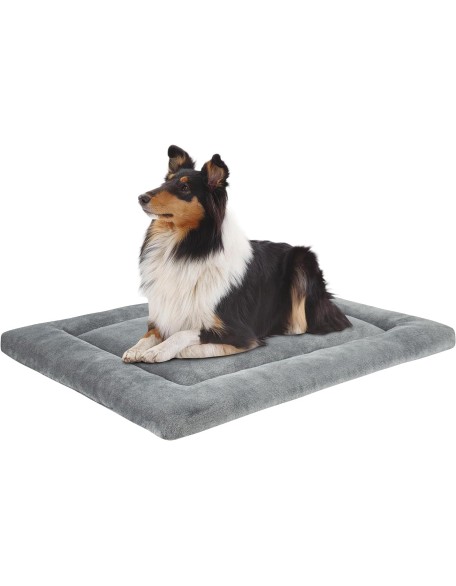 PET Dog Bed Mat, Crate Pad Reversible(Cool or Warm), Ultra Soft Dog Kennel Pad, Cozy Sleeping Mat for Small, Middle and Large Dogs and Cats (L(36”x24”))