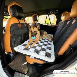 Plaid Dog Bed, Plaid Couch Cover, Non-slip Bottom, Pet Bed Mat, Custom Fit for Backseat Extenders, and Seat Covers, Dog Travel Bed, Anti-slip Pet Blanket