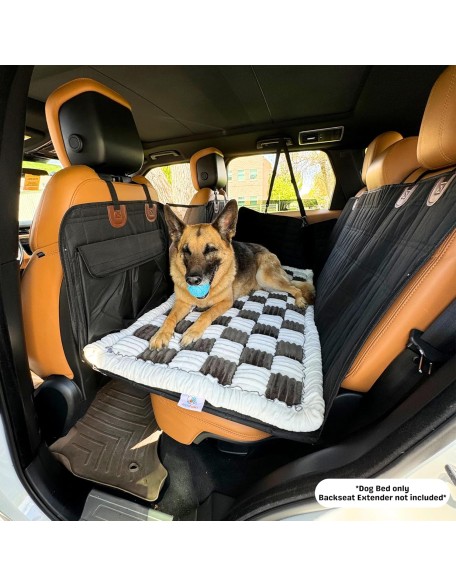 Plaid Dog Bed, Plaid Couch Cover, Non-slip Bottom, Pet Bed Mat, Custom Fit for Backseat Extenders, and Seat Covers, Dog Travel Bed, Anti-slip Pet Blanket