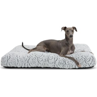 Dog Bed,Orthopedic Foam Plush Dog Bed for Crate Fulffy Comfy Kennel Pad Anti-Slip,42" Dog Bed Sofa Pet Bed for Large,Medium,Small Dogs Breeds,42" x 28",XL,Gray