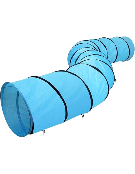 Cat Tunnels Play Tunnels Universal Interactive Toy Portable Cat Tube Tunnel Folded Cat Tunnel for Small Animals Dogs Guinea Pig Outdoor, 60cmx60cmx525cm