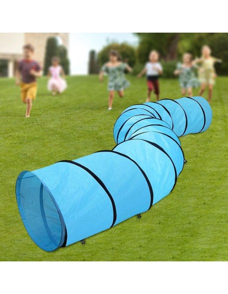 Cat Tunnels Play Tunnels Universal Interactive Toy Portable Cat Tube Tunnel Folded Cat Tunnel for Small Animals Dogs Guinea Pig Outdoor, 60cmx60cmx525cm