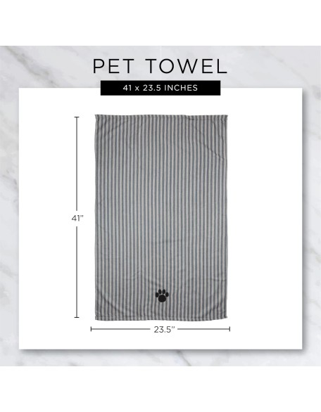 Bone Dry Pet Grooming Towel Collection Absorbent Microfiber X-Large