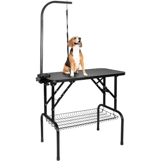 32-Inch Pet Dog Grooming Table, Foldable Pet Drying Table