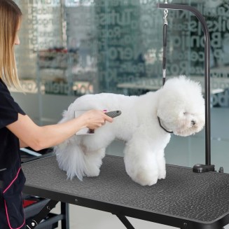 32-Inch Pet Dog Grooming Table, Foldable Pet Drying Table