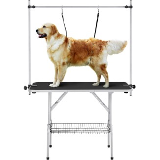 Pet Grooming Table for Large Dogs Adjustable Height Portable Trimming Table Drying Table