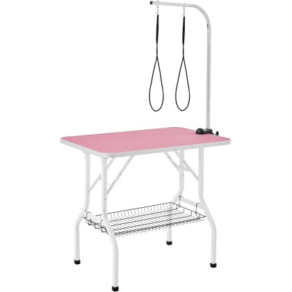 Dog Grooming Table, Adjustable Pet Foldable Grooming Table