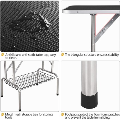 Dog Pet Grooming Table Professional Adjustable Heavy Duty