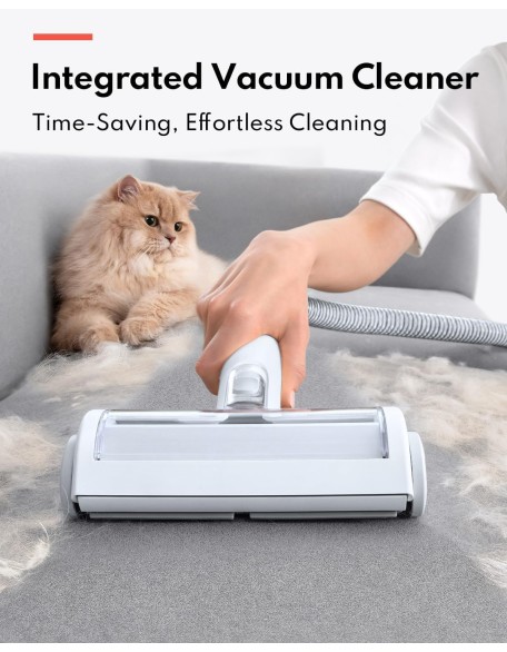 Ultra Quiet Pet Vacuum Suction 99% Pet Hair, 6 Tool Grooming Kit, Anti Shedding