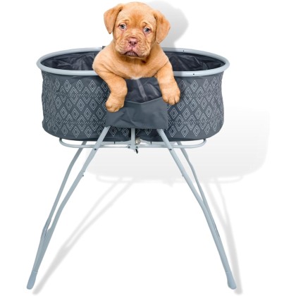 Elevated Dog Bathing Station & Grooming Tub for Small & Medium Dogs, Cats