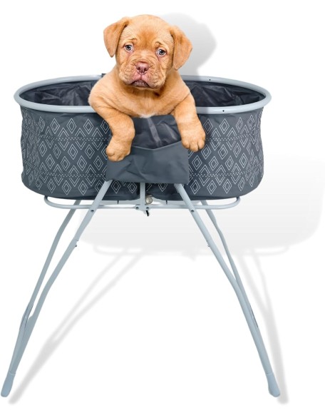 Elevated Dog Bathing Station & Grooming Tub for Small & Medium Dogs, Cats