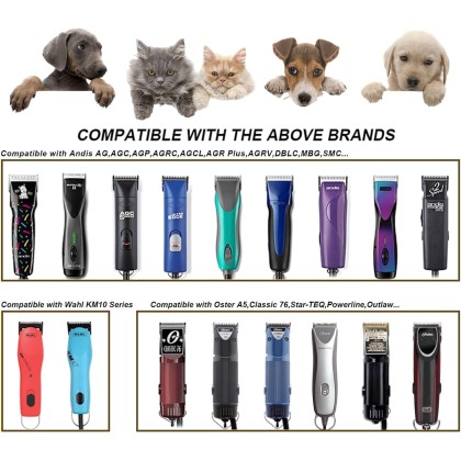 10 Blades Dog Grooming Blades Compatible