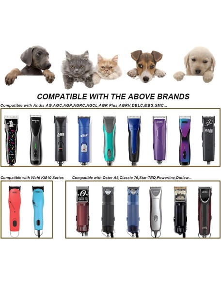 10 Blades Dog Grooming Blades Compatible