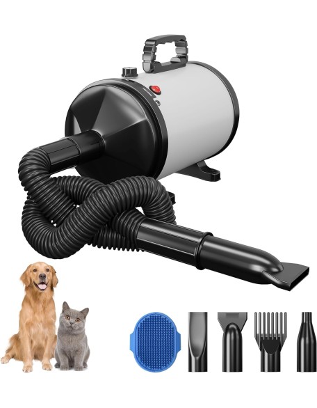 Dog Hair Dryer, 3.8HP / 2800W Pet Hair Dryer Dog Blow Dryer