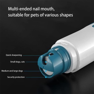 Dog Nail Clipper Pet Sharpener Scissors Grinder Portable Adjustable Cats Dogs Polisher