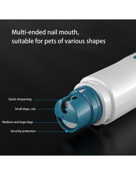 Dog Nail Clipper Pet Sharpener Scissors Grinder Portable Adjustable Cats Dogs Polisher