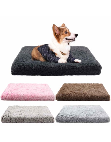 Calming Luxury Dog Bed Plush Dog Mattress, Orthopedic Memory Foam Dog Bed