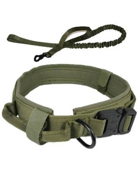 Dog Collar Adjustable Military Tactical Pets Dog Collars Leash Control