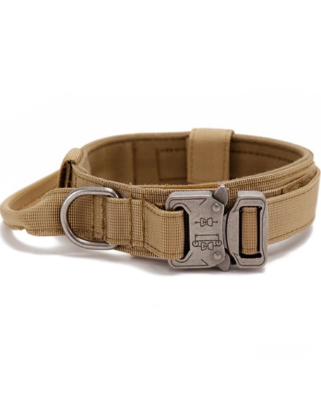 Dog Collar Adjustable Military Tactical Pets Dog Collars Leash Control