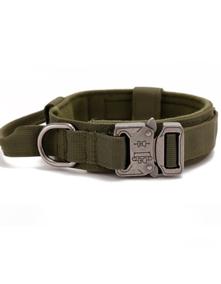 Dog Collar Adjustable Military Tactical Pets Dog Collars Leash Control