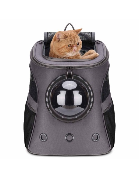 Large Cat Backpack Carrier with Bubble