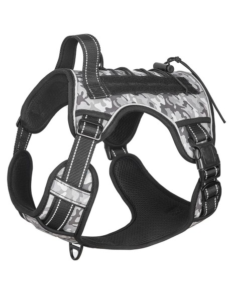 Military No Pull Tactical Dog Harness Vest