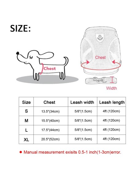 Reflective Cat & Kitten Harness And Leash Set