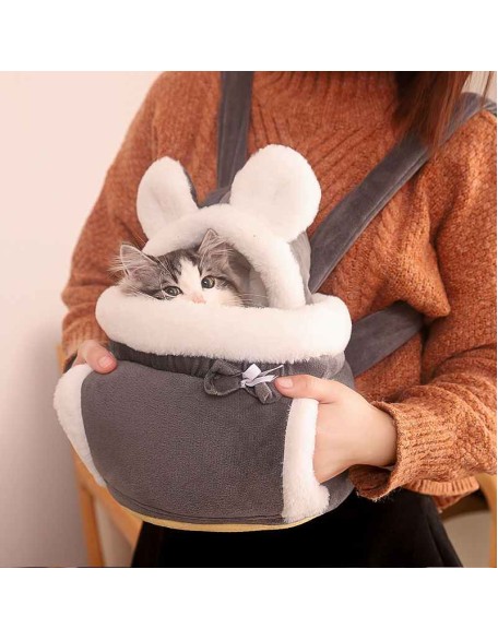 Pet Warm Carrier Bag Small Cat Dogs Backpack