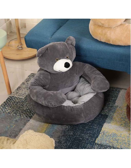 Cute Detachable Cuddle Bear Cat Bed