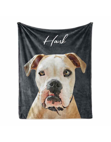 Personalized Pet Throw Blanket