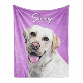 Personalized Pet Throw Blanket