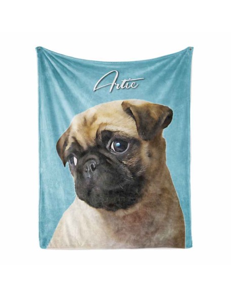 Personalized Pet Throw Blanket