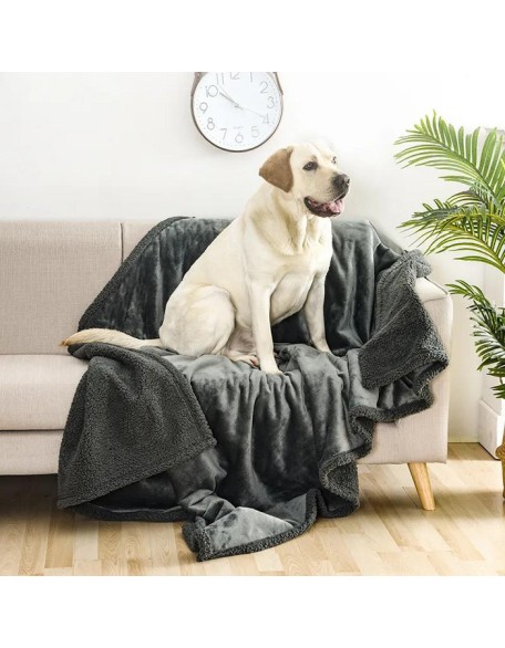 Paw Sherpa Waterproof & Leakproof Dog Blanket | Dog Bed Cover for Sofa, Couch Bed