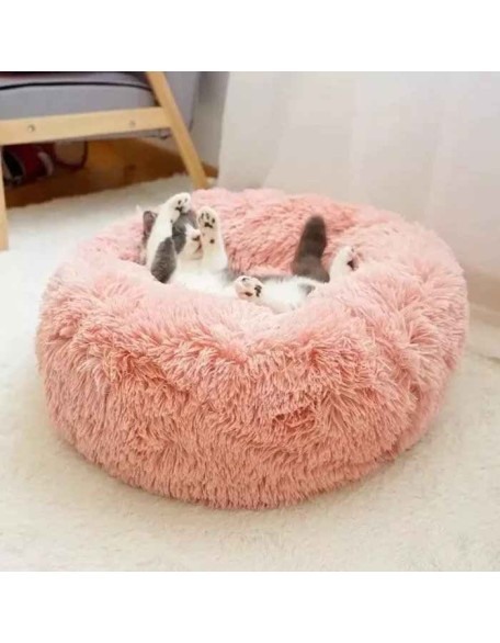 Calming Cat Beds - Original Anti-Anxiety  Cat &Dog Bed,  Calming Donut Cuddler Cat and Dog Bed