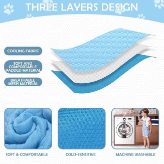 Dog Cooling Mat For Summer - Pet Cooling Pad