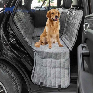 Waterproof Dog Car Seat Cover for Back Seat, Nonslip Dog Car Hammock