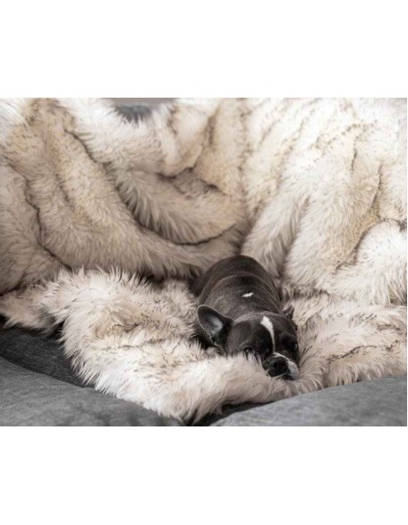 Faux Fur Orthopedic Dog Bed