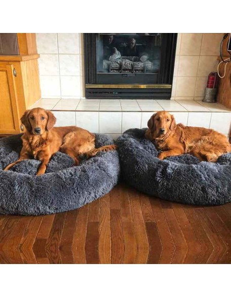 Original Calming Dog Bed - Donut Cuddler Dog Bed - Original Calming Pet Bed  (7 Sizes Available)