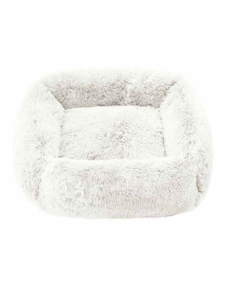 Plush Dog Bed, Super Soft Square Anti Anxiety Dog Bed