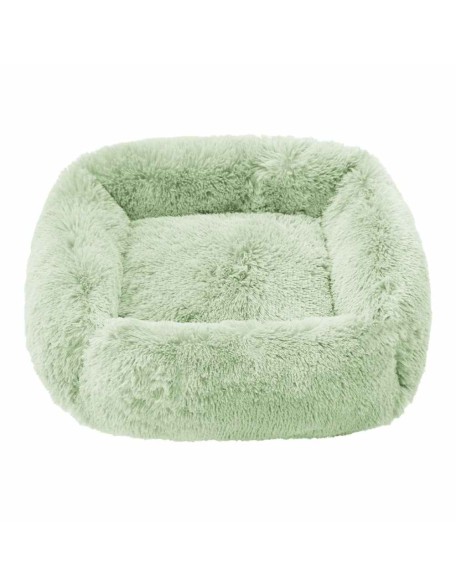 Plush Dog Bed, Super Soft Square Anti Anxiety Dog Bed