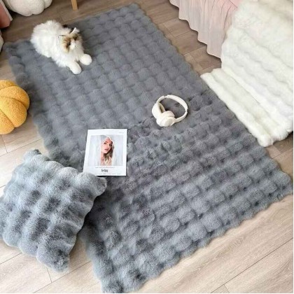 Faux Fur Soft Pet Mat, Sofa Bed for Dogs Cats Couch Protector