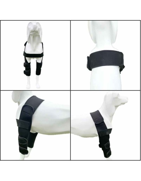 Dog Elbow Pads Protector for Hygroma, Adjustable Dog Shoulder Brace Front Leg Brace