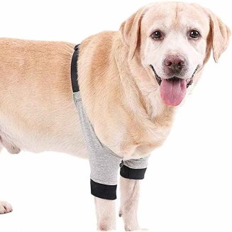 Dog Front Leg Braces Recovery Sleeve Protector Pet Knee Brace Wounds for Medium Large Dog